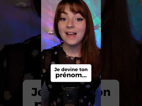 Je Devine Ton Prénom 🤓 #asmr #relax #triggersforsleep