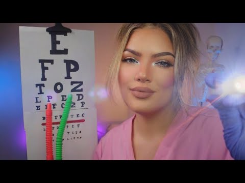 ASMR Visita Oculistica Dettagliata: Lente 1 o 2, Test Visivi, Luce... per farti rilassare