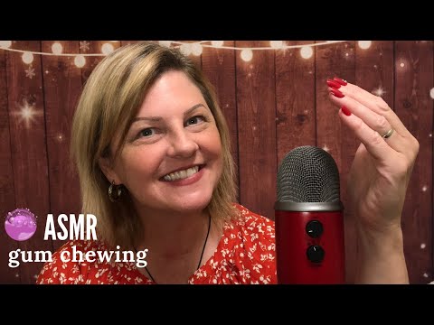 ASMR Chewing Gum and Trigger Words [Chewing, Eating, Whispering] 💟🔴