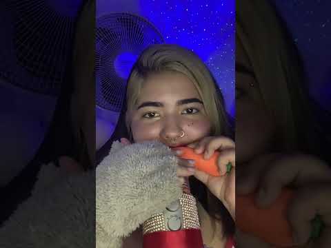 Asmr Cenoura 🥕 💤 #asmr #asmrsounds #asmrfood #lyasmr_