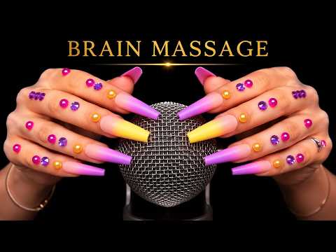 ASMR Brain Massage for Deep Sleep 😴 Mic Scratching, Crinkles & Crunchy Sounds