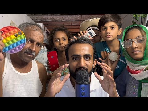 ASMR WITH MY FAMILY 