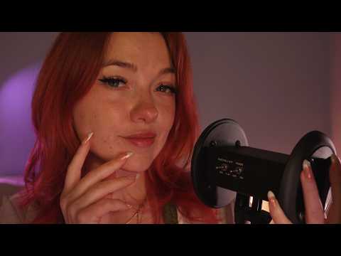 ASMR ✨ Gently echoed mouth sounds and kisses [ tiny bit of whispering too ]
