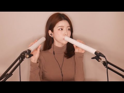 ASMR 깊이감 쩌는 단어반복 😵!! 동굴 속 같은 입소리, 이어블로잉 ..? Deep word repeat, mouth sound, earblowing