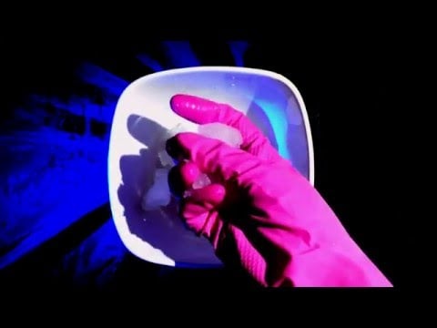 ❄RUBBER GLOVE in PINK with ICE～(^з^)-♡  [[ASMR]]
