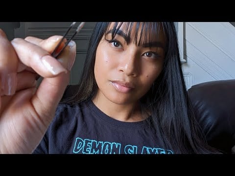 ASMR Plucking Your Eyebrows And Giving You A Haircut, Personal Attention