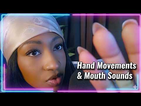 ASMR Mouth Sounds & Hand Movements for Deep Sleep 😴 (Inaudible Whispers)