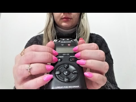 ASMR: TAPPING ON TASCAM / EXPLORANDO GATILHOS (NO TALKING)