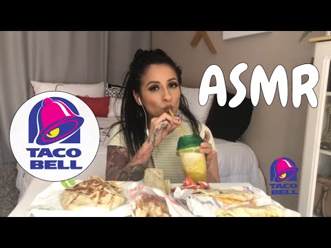 ASMR TACO BELL MUKBANG | VEGETARIAN EDITION | EATING SOUNDS