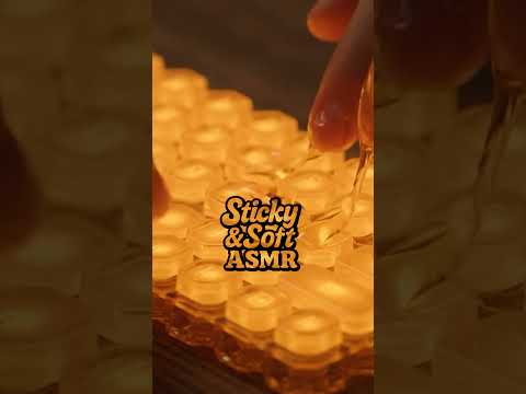 Sticky & Soft ASMR | Honey + Marshmallow Keyboard Tapping 🐝🍬 #tingles #asmr #asmrshorts
