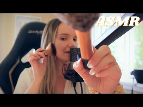 ASMR - Mic brushing & räknar ner för att du ska kunna sova😴🥰(svenska)