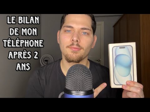 ASMR Français : LE BILAN DE MON TÉLÉPHONE APRÈS 2 ANS 📱