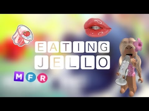 Eating jello + mouth sounds|| making neons and megas in adopt me