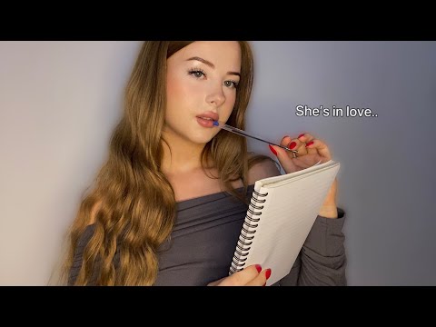 girl in the back of class has a BIG crush on you ASMR