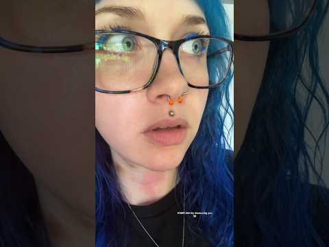ASMR silently measuring you 👀 #asmr #shorts