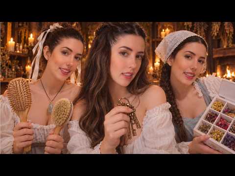 ASMR The Cozy Inn’s Sisters Take Care of You 🕯️ (Check-In, Warm Bath, Fireplace)