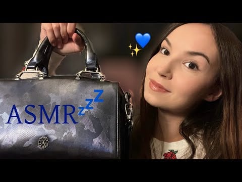 ASMR | What’s In My Bag? 👜 Whispered, Tapping, Soft Sounds & Rambling for Sleep