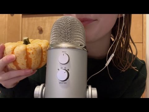ASMR Pumpkin Tapping & Fall Rambles 🎃