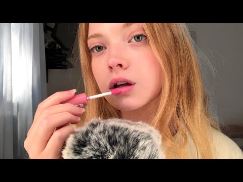 ASMR ~ LIPGLOSS APPLICATION ~ MOUTH SOUNDS