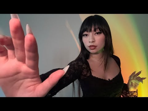 ASMR Hypnotizing Hand Movements & Mouth Sounds 