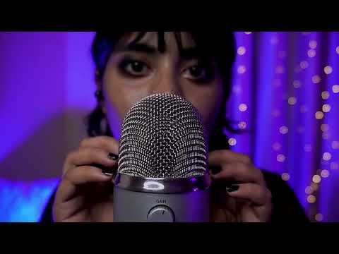 Wednesday tries ASMR - Bare Mic Scratching | Wednesday Addams Roleplay/Cosplay | INDIAN ASMR