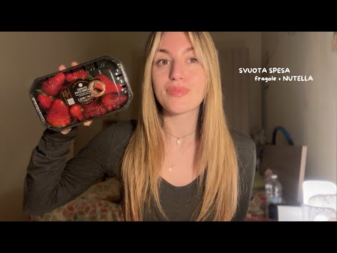 SVUOTA LA SPESA 🍓 (asmr ita) 