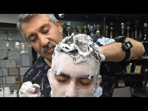 HAIR AND BEARD TRIMMING AND MASSAGE WITH MUNUR ONKAN