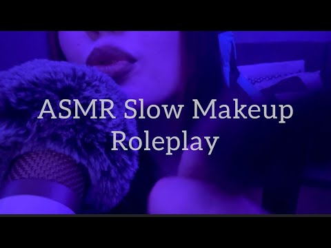 ASMR Slow Makeup Roleplay