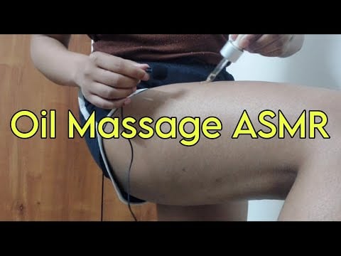 Sleepy Oil Massage ASMR #lofiasmr #notalking #relax #asmrtingles #asmrtriggers #scratching #tingles 