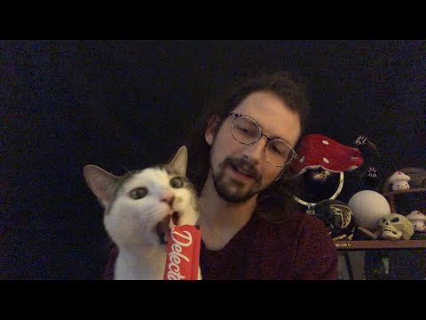 ASMR Giving My Cat a Treat (5 Minutes Unusual ASMR)