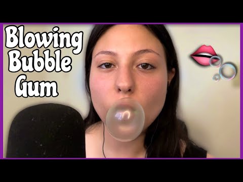 ASMR~ 🫧Chewing Gum And Blowing Bubble Gum For 15 Minutes🫧