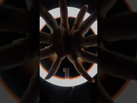 Vortex hand movements and ring light asmr 😴 #asmr