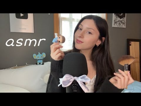 it’s ASMR time YAY ♡ tapping, cute items, brushing, whispers & soft spoken