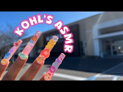 1 HR OF PUBLIC ASMR IN KHOL’S| Tapping, Scratching, Candle Tapping, Clicky Whispering & More