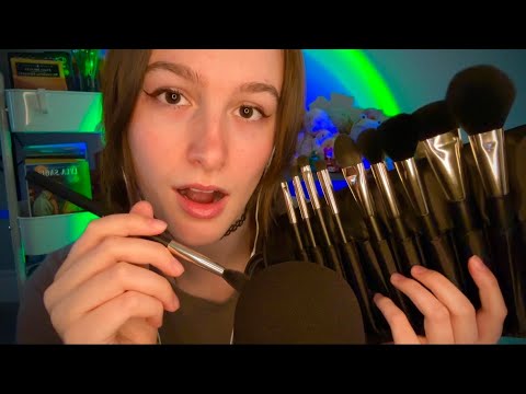 Brushing and Rambling ASMR | whispers, brushing, tapping...
