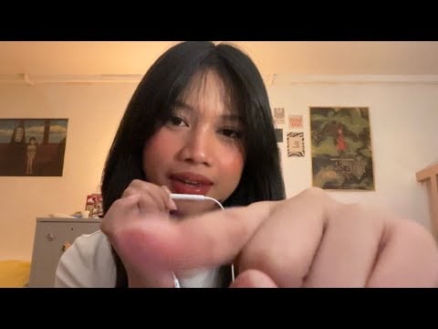 lofi asmr ✦ ipad screen tapping & scratching, hand movements, mouthsounds 