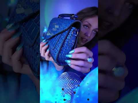 Blue Purse ASMR 🫠💙💤 #asmr #asmrsounds #asmrvideo #livestream