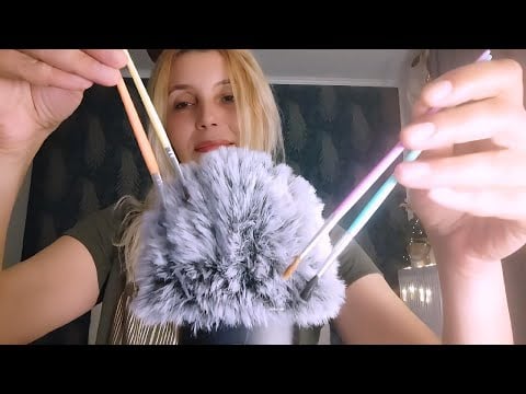 🎧 ASMR Brushing & Scratching Mic 🎤| Classic ASMR | No Talking