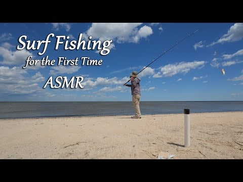 Surf Fishing for the First Time | ASMR