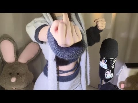 ASMR Roleplay | Cosplay Accent + Long Nails Scratching