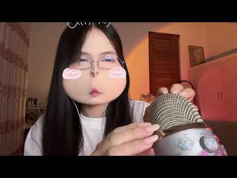 Honq•Asmr|| tapping những đồ trên bàn, vs mắt👁️💦