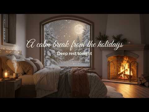 [ASMR] Holiday Meditation for Stress Relief and Gentle Affirmations 🎄🌙