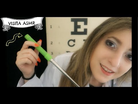 #ASMR ⚕ EXAMEN de tu VISIÓN 👀