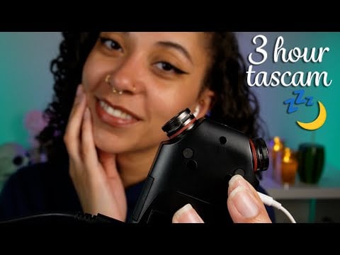3 HOURS | ASMR MOUTH SOUNDS on Tascam 😴🎤