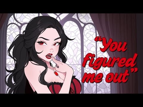 Realizing Your Roommate is a Vampire! (Flustered) (Flirty) (In Her Room) (Thunderstorm) (Bad Liar)