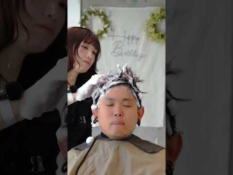 ASMR｜気持ちよさが顔に出すぎる…SHINOMIの高速スタンドシャンプーまとめ #Shorts