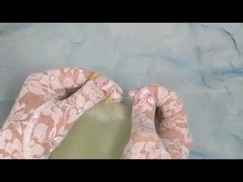 LACE OPERA GLOVES playing with a" MAGIC "BALLOON [[ASMR]]