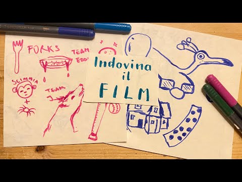 ASMR riesci a indovinare il film?🎞️ whispering e disegni per farti dormire😴❤️