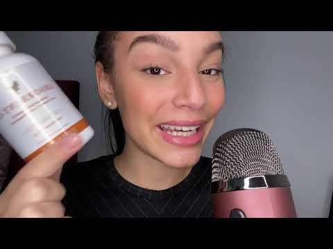 ASMR || inaudible whispering | mouth sounds | water Sounds |