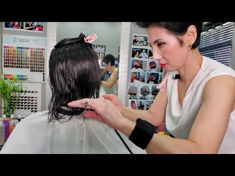 Hair Salon ASMR | Korean Hair Transformation | Rhea ASMR